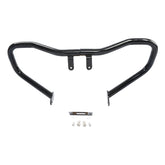 Custom Chrome Chopped Engine Guard Highway Crash Bar Gloss Black Chrome Fit For Harley Road King Street Glide, 2014-2024